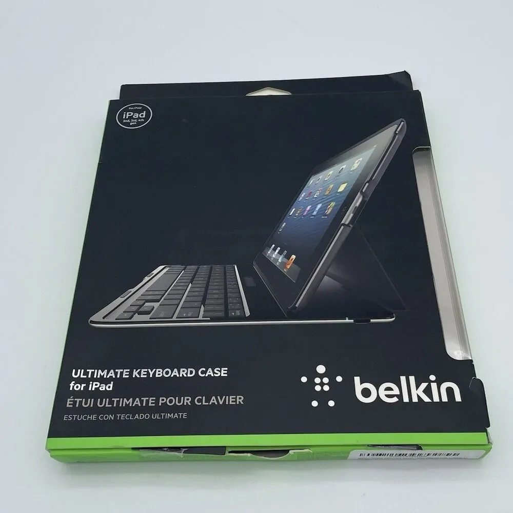 Belkin F5L151 Wireless Ultimate Keyboard Case For iPad 4th & 3rd Gen & iPad 2